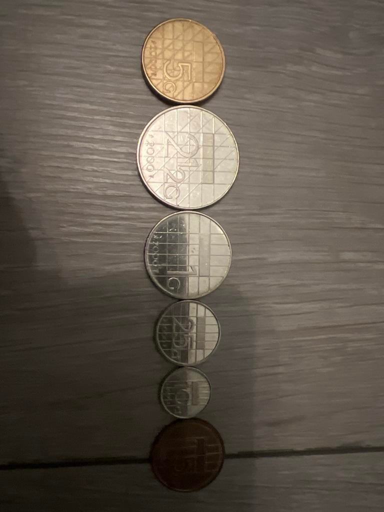 Gulden 2000 complete set nikkel, Ophalen, Koningin Beatrix, Overige waardes, Setje