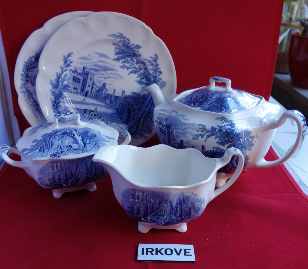 ENGELS THEE SERVIES * 5 Delen *, Verzenden, Overige typen, Zo goed als nieuw, Overige stijlen
