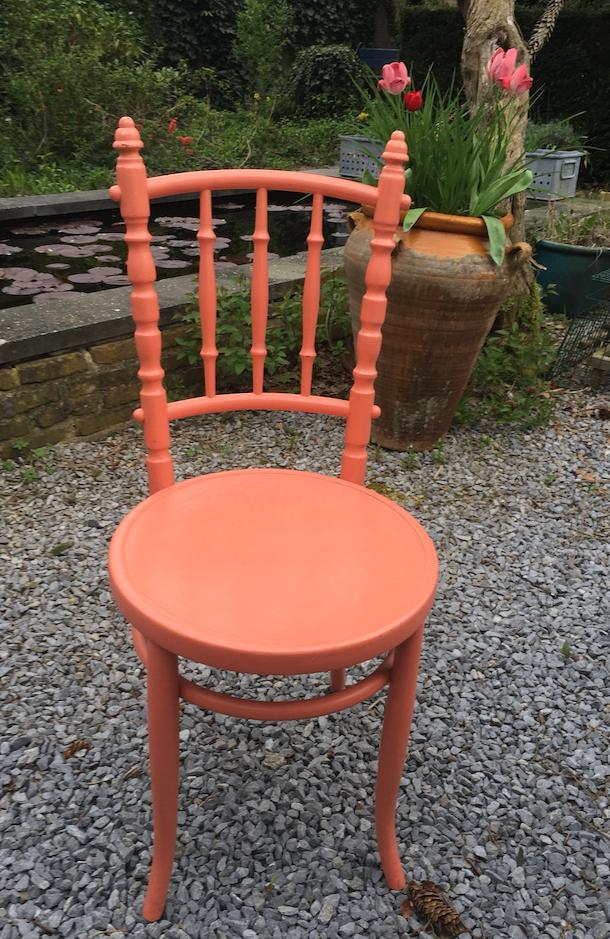 Franse caféstoel, thonet stijl, vintage, Huis en Inrichting, Stoelen, Ophalen, Gebruikt, Overige kleuren, Eén