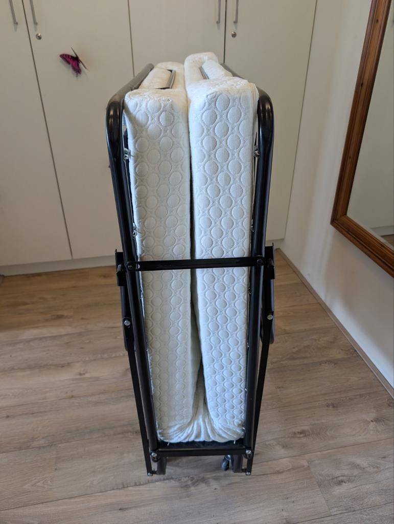 Opklapbed met matras, Ophalen, Gebruikt, Eenpersoons