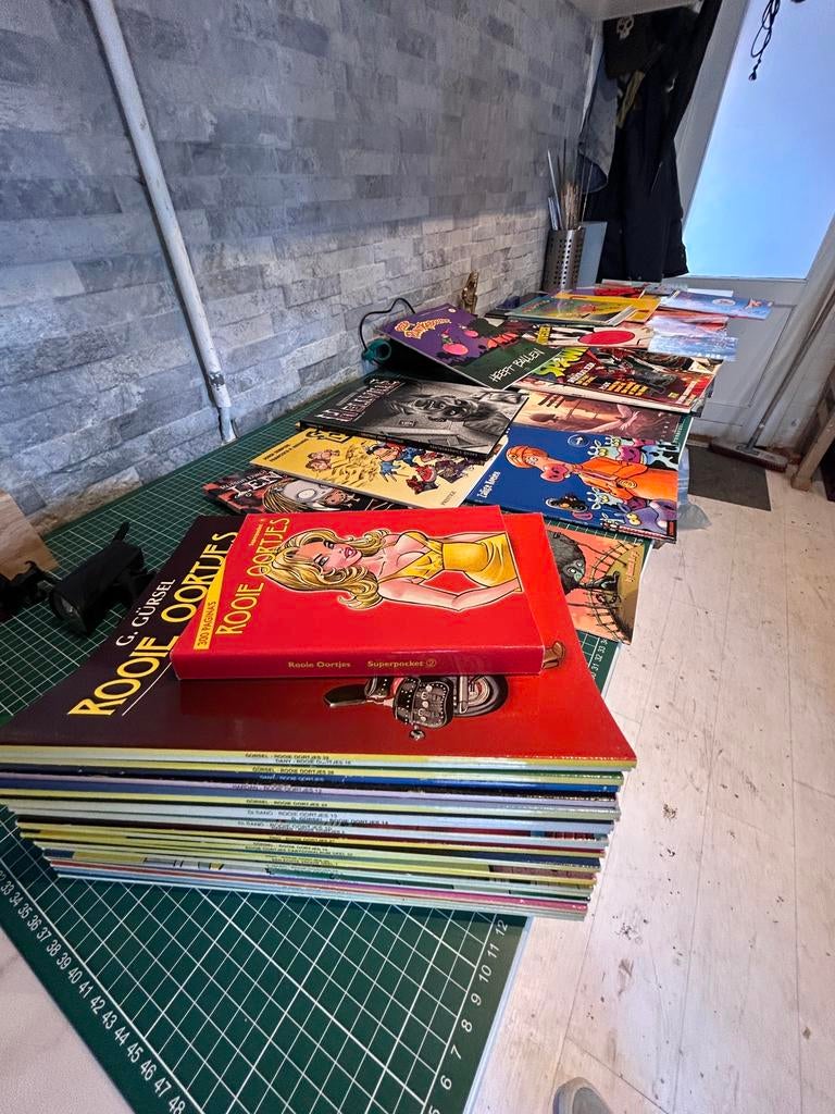 Stapel stripboeken (rooie oortjes, graphic novels, grappig), Boeken, Meerdere stripboeken, Ophalen of Verzenden, Zo goed als nieuw