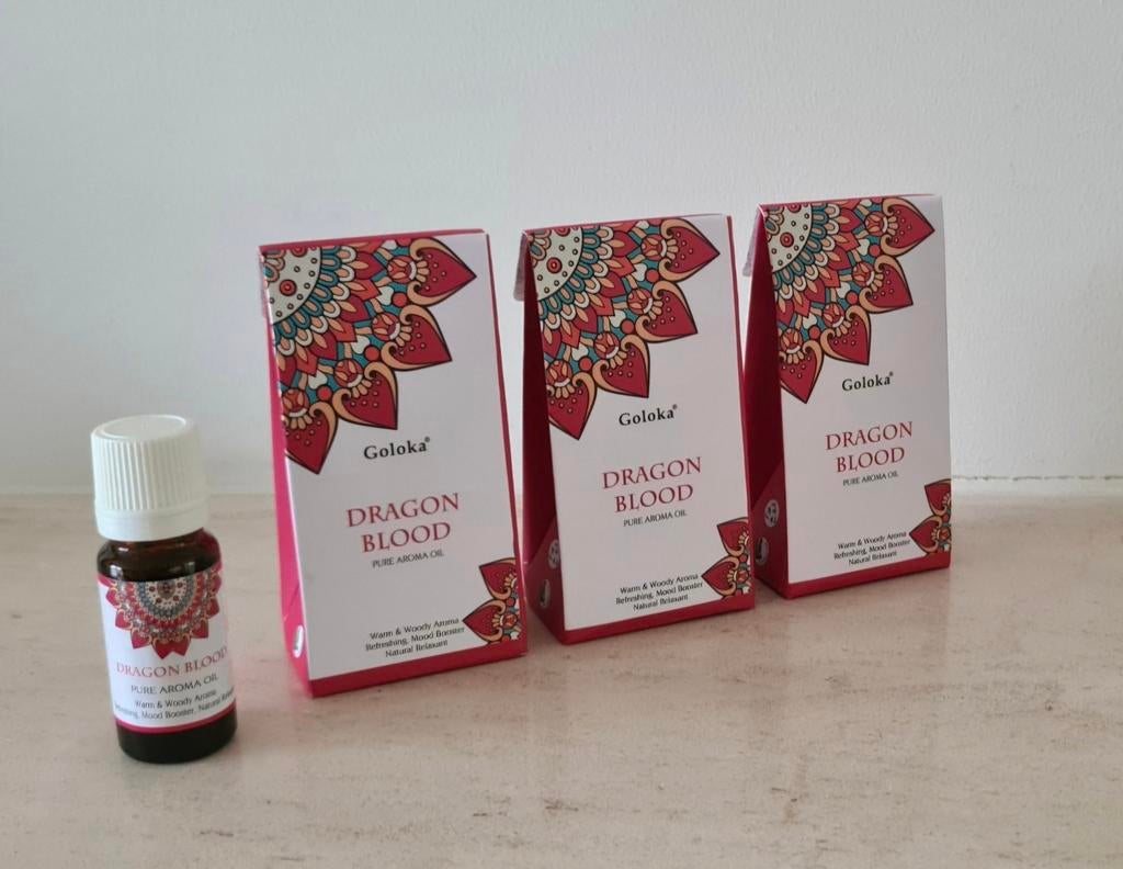 Goloka Pure Aroma geurolie | Dragon Blood, Ophalen of Verzenden, Nieuw, Aroma