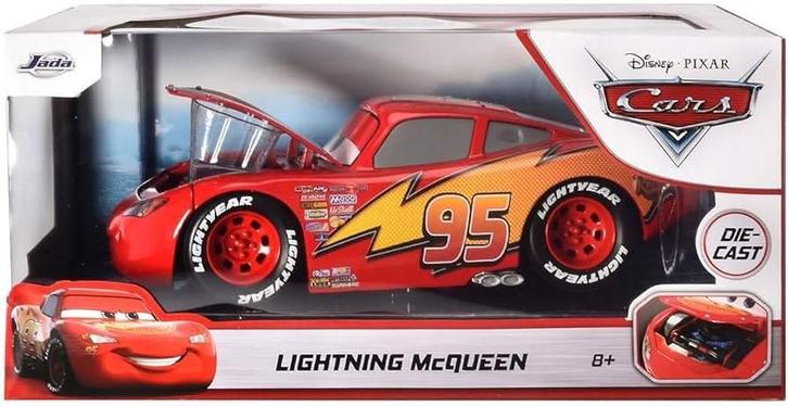Jada Toys: Lightning McQueen 1:24, Hobby en Vrije tijd, Modelauto's | 1:24, Nieuw, Ophalen of Verzenden