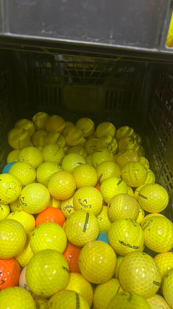 50 Stuks Callaway Supersoft Gele Golfballen, Sport en Fitness, Golf, Ophalen of Verzenden, Zo goed als nieuw, Bal(len), Callaway