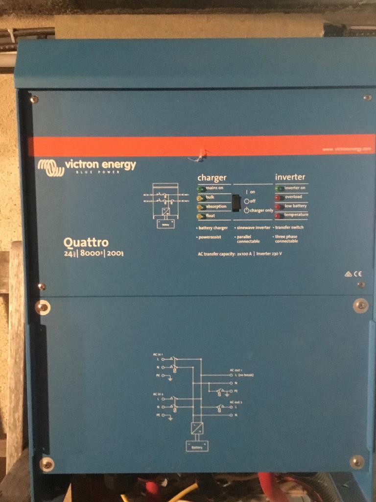 Victron quattro 24/8000/200, Verzenden, Zo goed als nieuw, Overige typen
