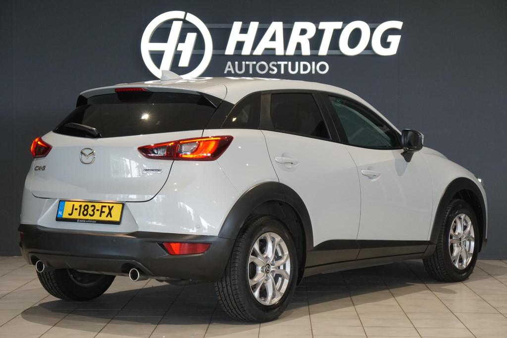 Mazda CX-3 2.0 SkyActiv-G 120 S + LED / NAVIGATIE / SENSOREN, Voorwielaandrijving, 1998 cc, Stof, Gebruikt