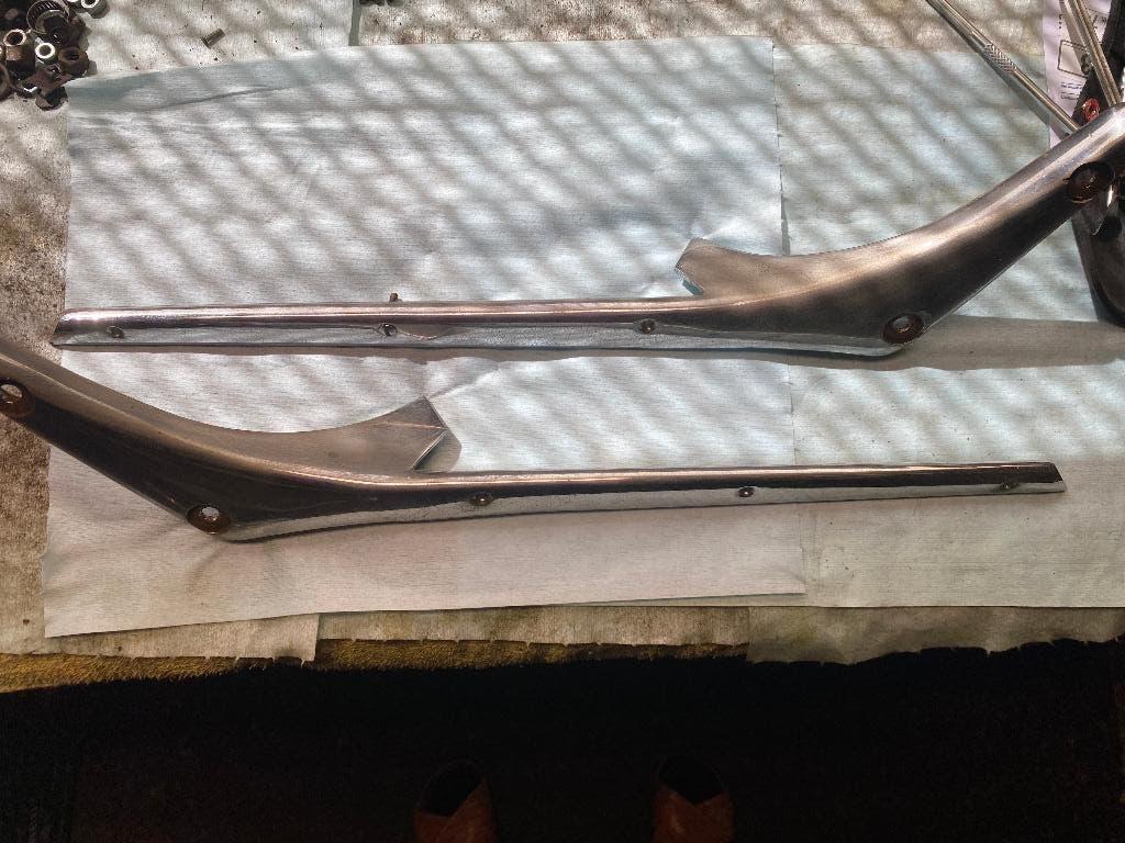 Triumph TR3 [laat] Voorraam Uprights (Sanchions), Ophalen of Verzenden, Gebruikt, Triumph