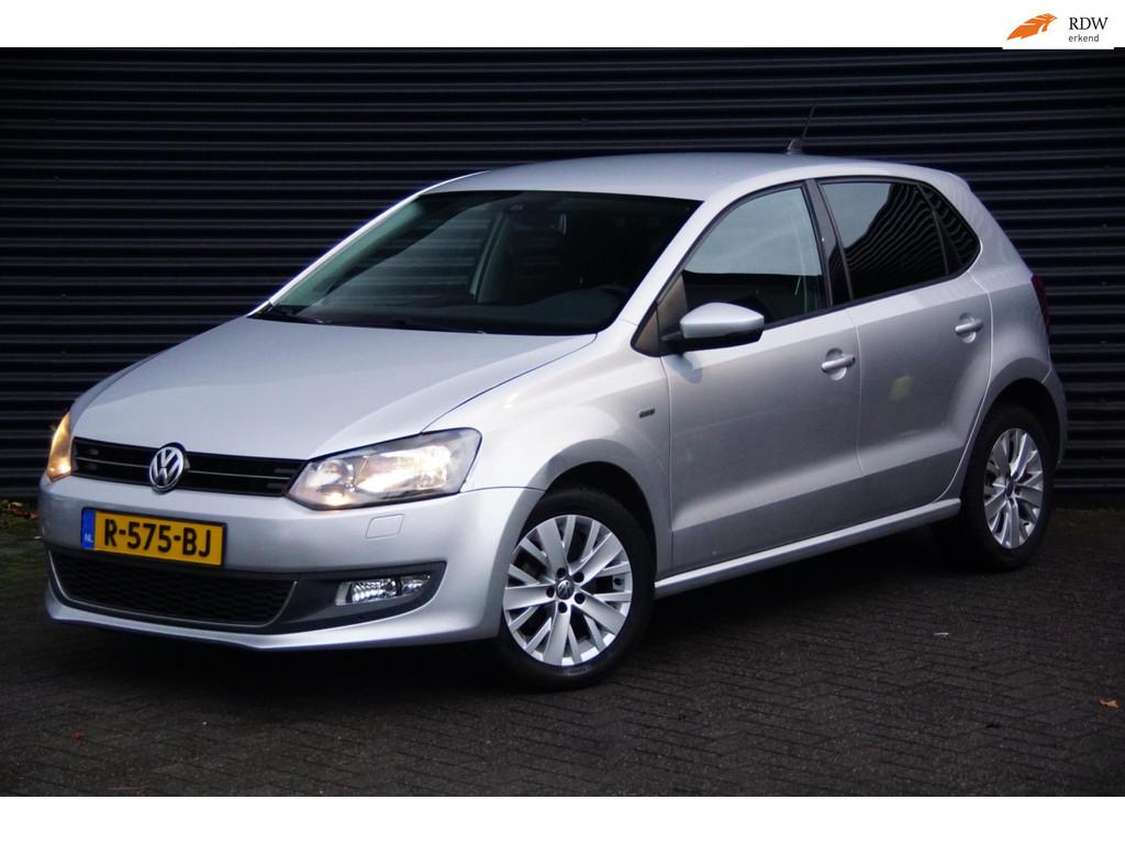 Volkswagen Polo 1.2-12V Comfrotline LIFE | Cruise | Navi | C, Auto's, Voorwielaandrijving, Zwart, 1198 cc, Bedrijf