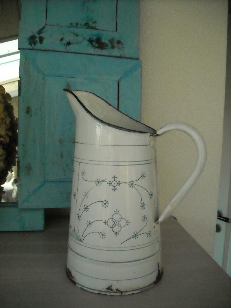 oude brocante emaille kan Saks, Antiek en Kunst, Antiek | Emaille, Ophalen of Verzenden