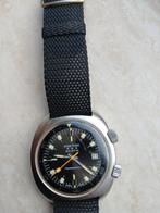 Pontiac Memomatic 20 ATM "Super Compressor" duikhorloge., Overige merken, Gebruikt, Staal, Polshorloge