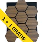 Hexagon wandpanelen 80cmx65.5cmx21 mm, Tuin en Terras, Ophalen, Zo goed als nieuw, Hout