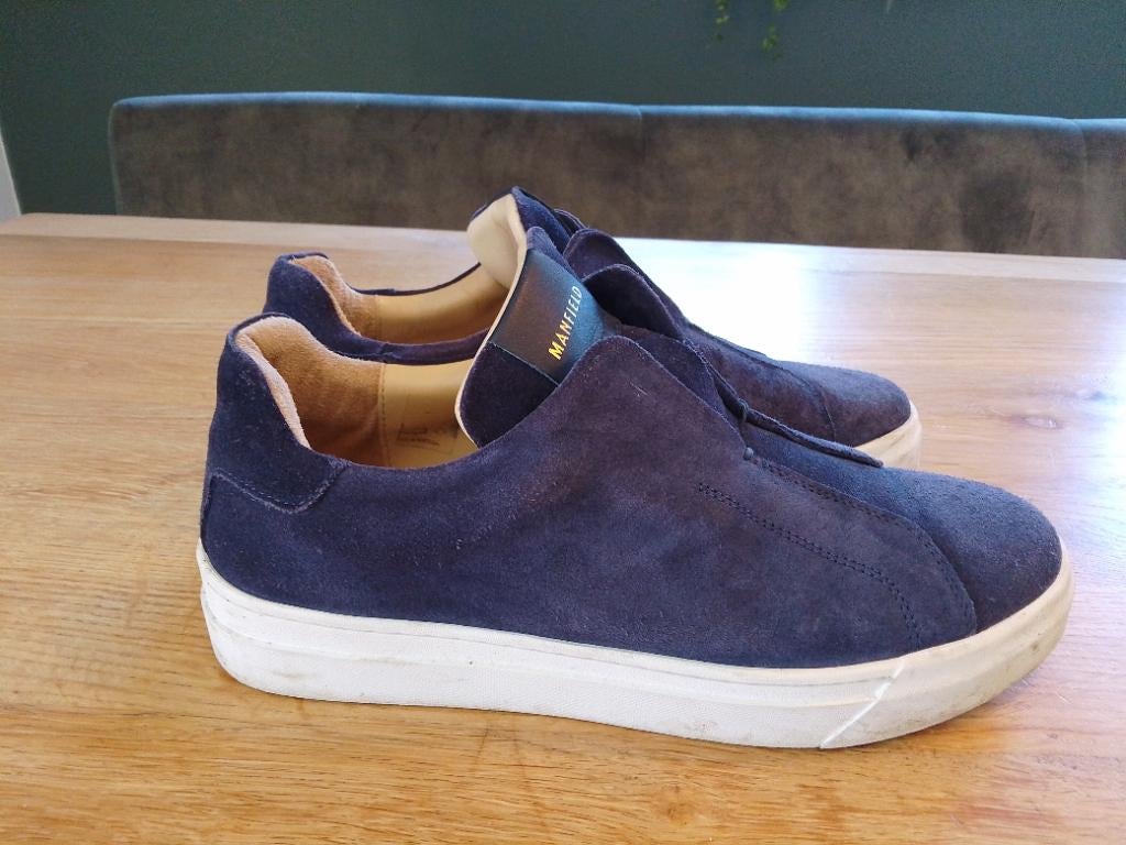 Heren/jongens schoenen/sneakers Manfield. Maat 41., Manfield, Blauw, Ophalen of Verzenden, Sneakers of Gympen