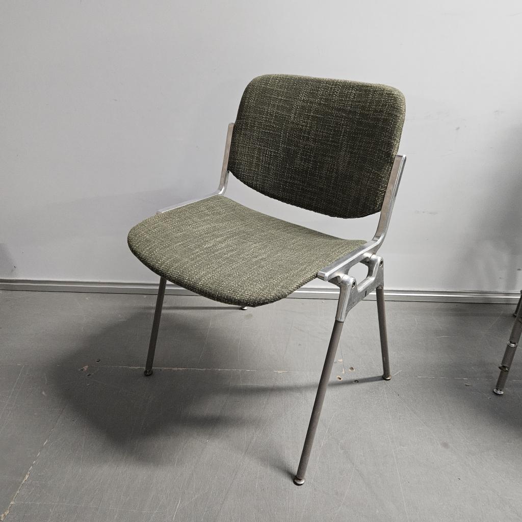 Castelli retro vintage stoel - nieuwe stof, Niet ingevuld, Gebruikt, Niet ingevuld, Niet ingevuld