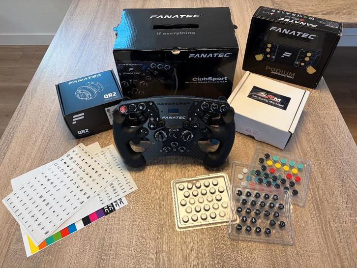 Fanatec ClubSport Formula V2.5 + QR2 + APM + SRM upgrade, Computers en Software, Joysticks, Zo goed als nieuw, Ophalen of Verzenden