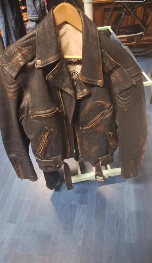 Leren jas harley davidson, Motoren, Kleding | Motorkleding, Heren, Jas | leer, Harley Davidson, Ophalen of Verzenden