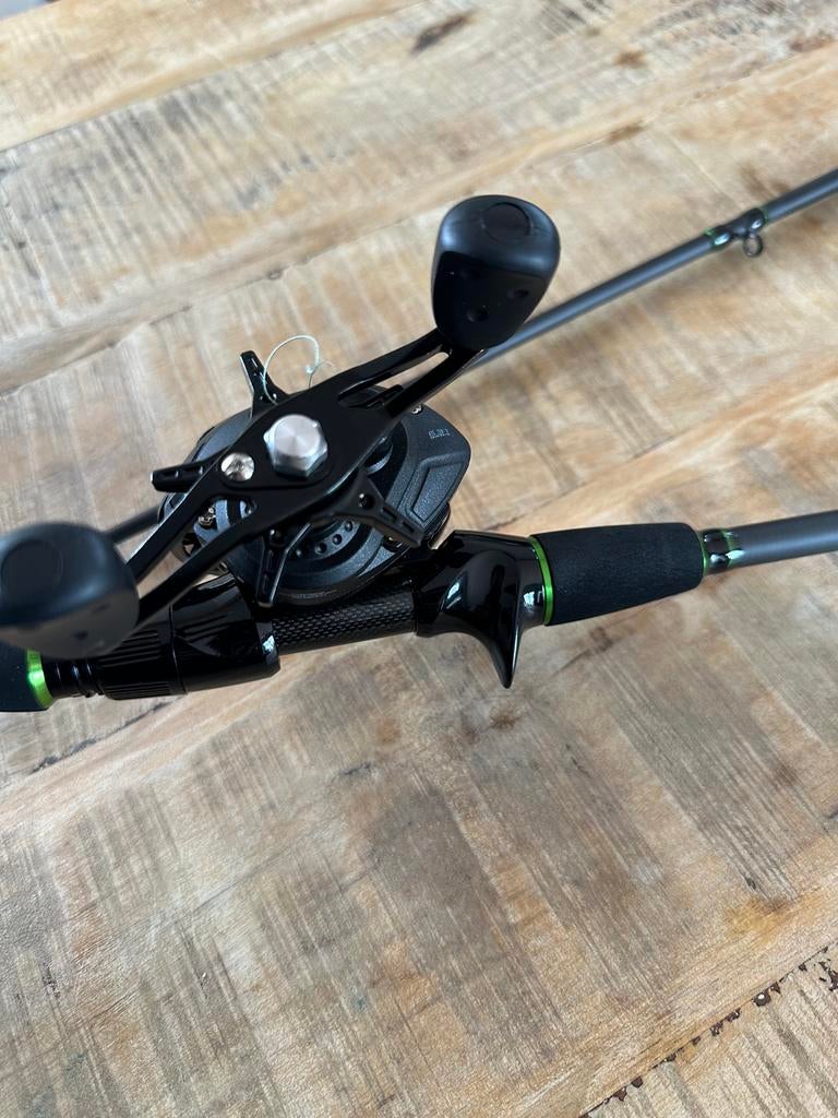 Nieuwe Arca Tricksy reelhengel + molen gevl lijn, 2.00m 90gr, Ophalen of Verzenden, Nieuw, Complete set