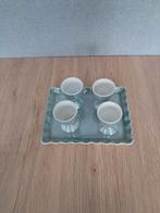 Eierdop  met schaal, Huis en Inrichting, Woonaccessoires | Onderzetters, Ophalen of Verzenden