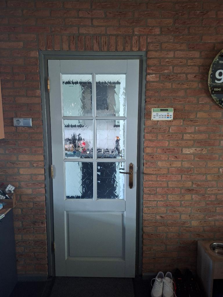 Hardhouten deuren, Doe-het-zelf en Verbouw, Deuren en Horren, Ophalen, Gebruikt, Minder dan 80 cm, Binnendeur