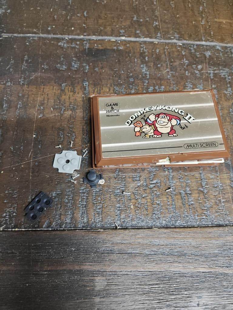 DEFECT Donkey Kong II Game & Watch - voor parts, Spelcomputers en Games, Avontuur en Actie, .., Gebruikt, 1 speler