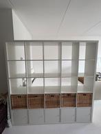 Kallax 5x5 wit incl. inzet, Huis en Inrichting, Ophalen, Gebruikt