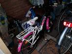 Loeki kinderfiets 18 inch - Roze/Wit, Ophalen of Verzenden, Gebruikt, 16 tot 20 inch, Loeki