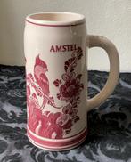 Amstel bierpul Red Delft, Verzamelen, Biermerken, Ophalen of Verzenden, Gebruikt, Glas of Glazen, Amstel