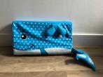 Bombees Kussen Walvis - Blauw met stippen, 45cm breed, Ophalen, Nieuw, Minder dan 70 cm, Overige typen