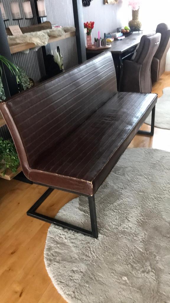 Eetkamerbank, Huis en Inrichting, Stoelen, Ophalen of Verzenden, Gebruikt, Bruin, Drie