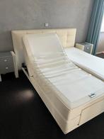 Pullman Boxspring met elektrische bediening en nachtkastjes, Ophalen, Gebruikt, Tweepersoons, 180 cm