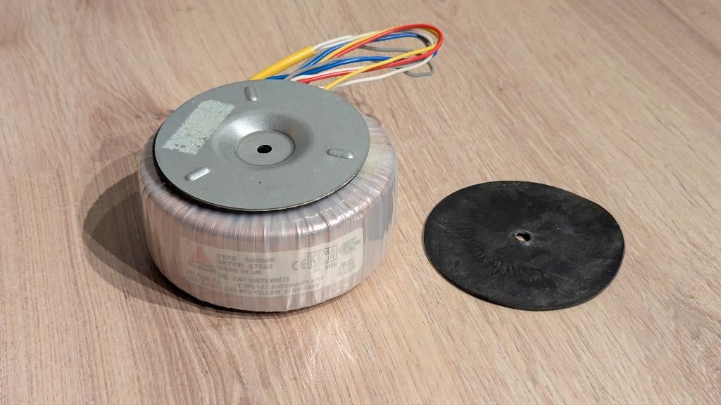 Amplimo 2x125V 0.9A (225VA) ringkerntransformator, Hobby en Vrije tijd, Elektronica-componenten, Ophalen of Verzenden