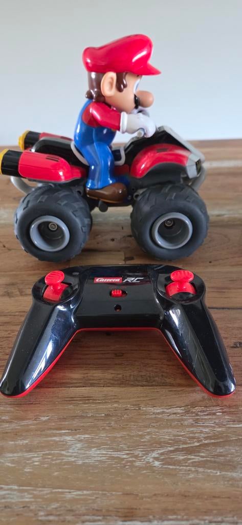 Carrera RC Mario Kart Quad - Mario, Gebruikt, Auto offroad, RTR (Ready to Run), Overige schalen