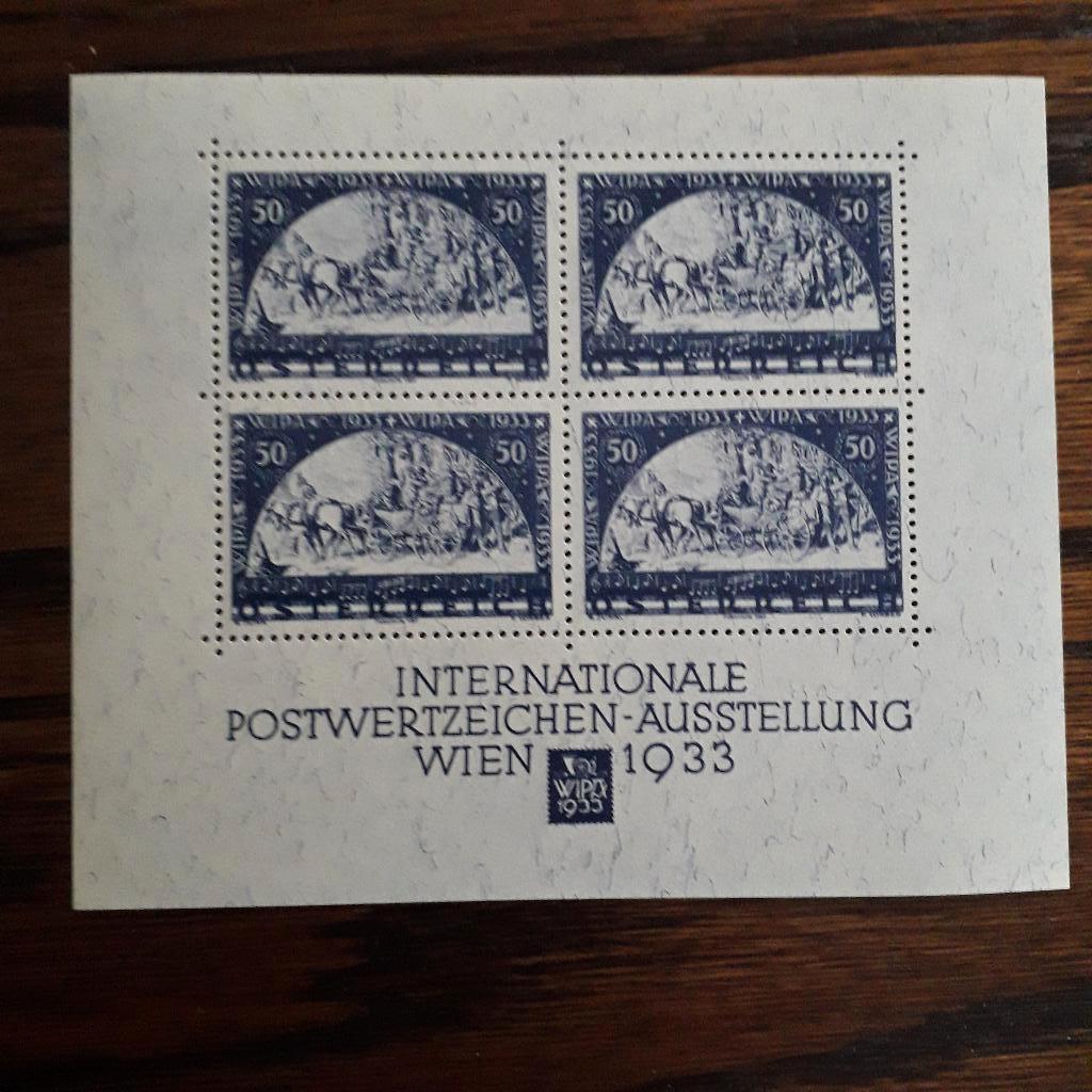 mooie blok, Verzenden, Postfris