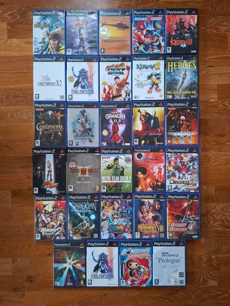 Playstation 2 games, o.a. Klonoa, Star Ocean & Disgaea 2, Ophalen of Verzenden