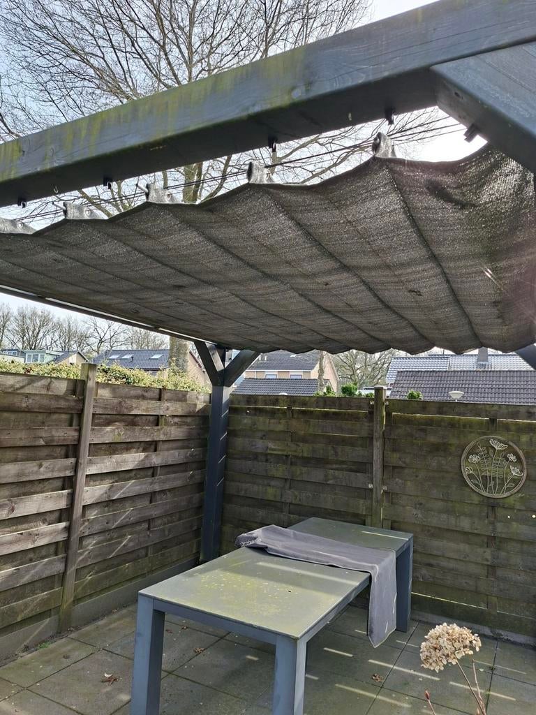 Pergola met zonne-vouwdoek, Ophalen, Minder dan 5 meter