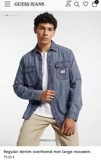 Guess classic denim blouse/overhemd blauw M Nieuw, Ophalen of Verzenden, Nieuw, Blauw, Halswijdte 39/40 (M)