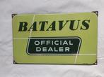 emaille bord bordje van batavus fiets of bromfiets, Antiek en Kunst, Antiek | Emaille, Ophalen of Verzenden
