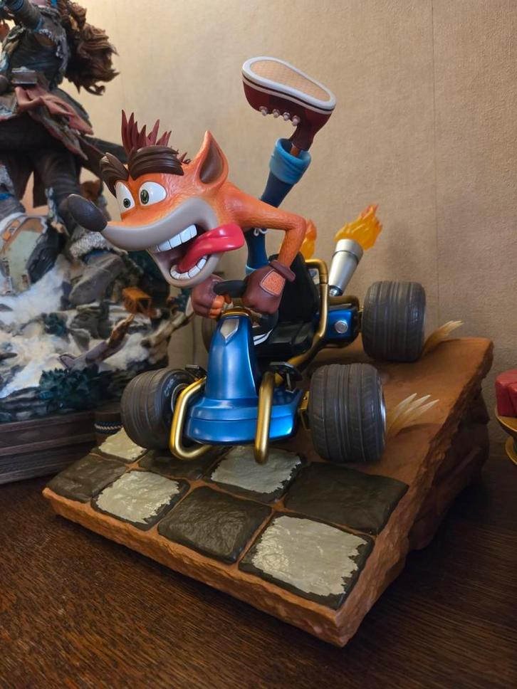 Crash Team Racing bandicoot First 4 figures f4f first4figure, Verzamelen, Poppetjes en Figuurtjes, Zo goed als nieuw, Ophalen of Verzenden