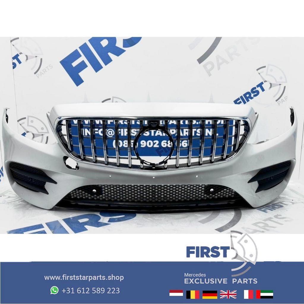 W213 BUMPER AMG LINE VOORBUMPER COMPLEET + GT GRIL Mercedes, Gebruikt, -, Voor, Ophalen of Verzenden