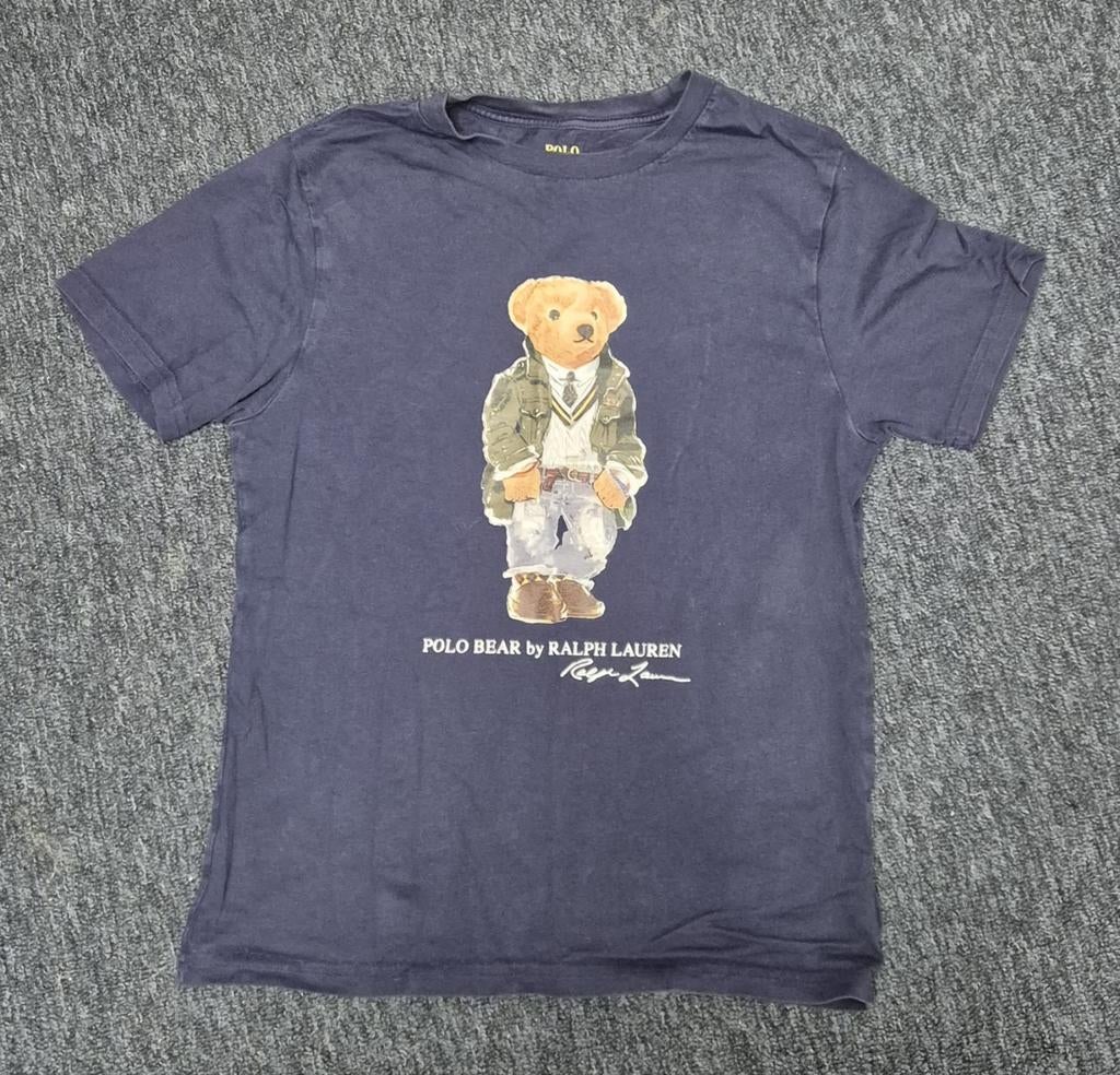 Ralph Lauren Polo Bear T-shirt, Blauw, Ralph Lauren, Ophalen of Verzenden, Gedragen