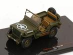 Jeep Willys MB 1943 Olijf Groen Modelauto 1/43 Ixo Models, Overige merken, Ixo Models, Auto, Ixo Models