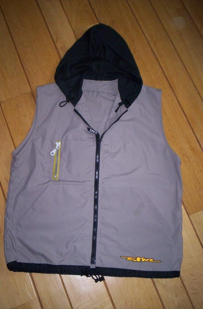 EX10 EXLO bodywarmer lever bruin maat 164 - zgan -, Ophalen of Verzenden, Zo goed als nieuw, Jongen, ExLo EX10