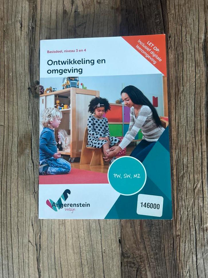 Ontwikkeling en omgeving - Basisdeel niveau 3 en 4, Boeken, Studieboeken en Cursussen, Zo goed als nieuw, MBO, Gamma, Ophalen of Verzenden