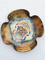 Emaille schaaltje Vereenigde Schroevenfabrieken Hilversum, Ophalen of Verzenden, Gebruikt, Reclamebord