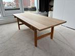 Hans J. Wegner salontafel, eikenhout, Deens design, Ophalen, 100 tot 150 cm, Eikenhout, 50 tot 100 cm
