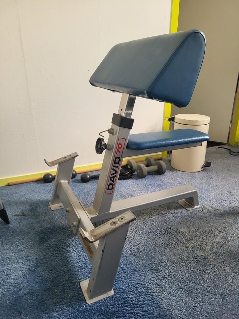 David 70 Biceps Curl Bank, Ophalen, Gebruikt, Fitnessbank