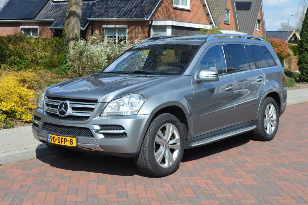Mercedes-Benz GL-klasse 350 CDI Org NL/NAP/7-persoons/2 x sc, Auto's, Mercedes-Benz, Automaat, Euro 5, Beige, 2987 cc