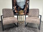 2 fauteuils, Huis en Inrichting, Fauteuils, Ophalen, Zo goed als nieuw, 75 tot 100 cm, 50 tot 75 cm