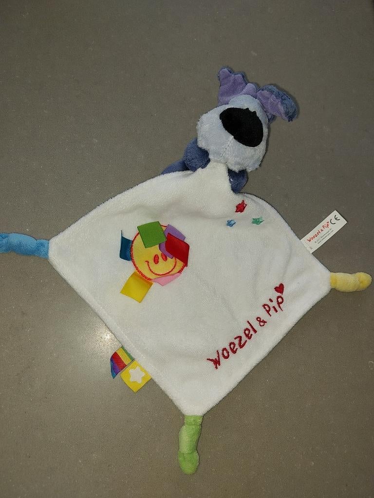 Tiamo woezel knuffeldoekje, Overige karakters, Zo goed als nieuw, Middelgroot (20 tot 80 cm), Meerkleurig