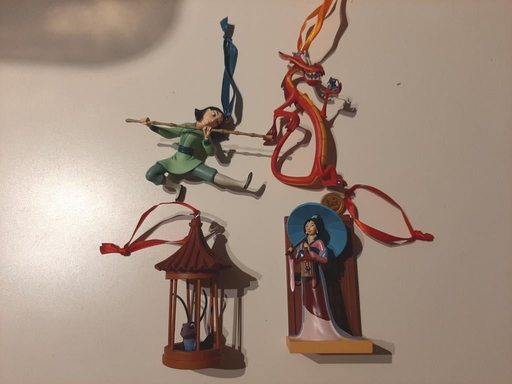 Disney sketchbook ornamenten mulan, Ophalen, Overige figuren, Zo goed als nieuw, Beeldje of Figuurtje