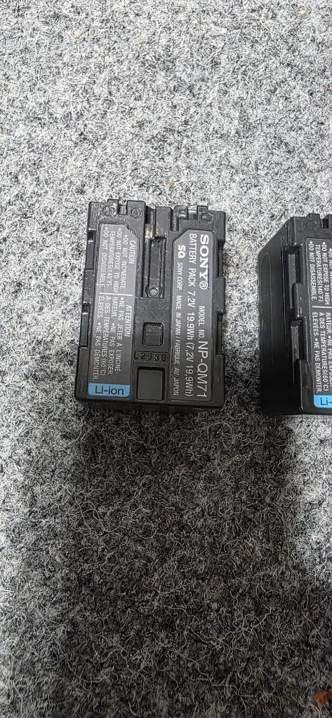 Sony NP-QM71 EN NP-QM71D Batterijen. Origineel, Hi 8, Ophalen of Verzenden